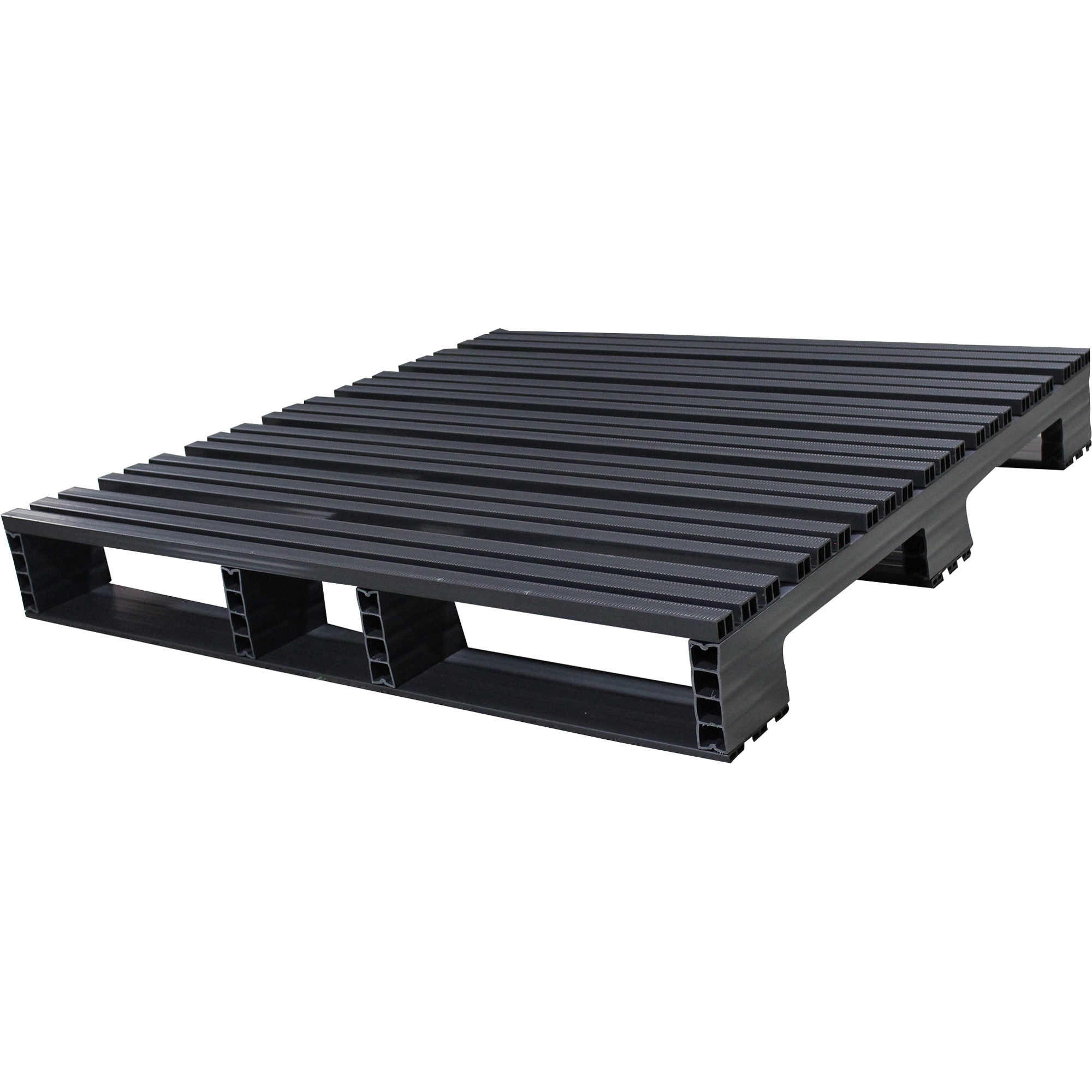Jifram Extrusions Grab-N-Go 4-Way Plastic Pallet, 48in.L x 48in.W, Model# 05000367